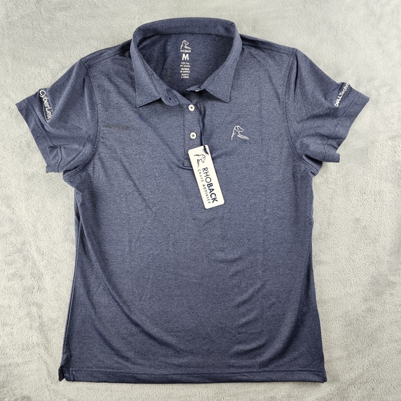 Rhoback Tops - NWT Rhoback Women's Golf Performance Polo The Annapolis Size Medium